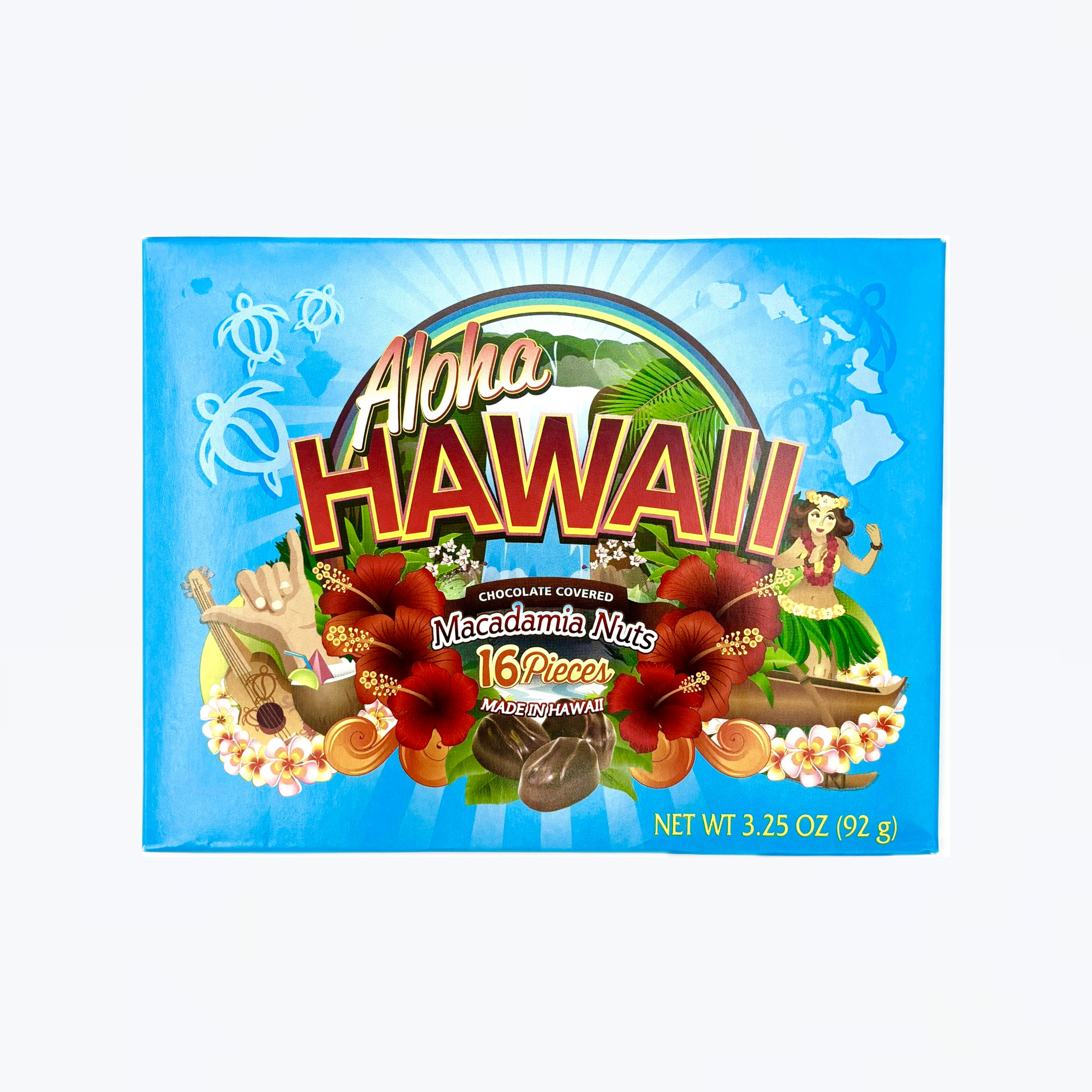 アロハハワイ チョコレートマカダミアナッツ 16粒 – Hawaiian King Candies アロハハワイ チョコレートマカダミアナッツ 16粒 – Hawaiian King Candies